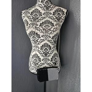 Women's Cruise Club Metallic Sequins Chain Purse Bag Black & Silver 5.5" X 7"